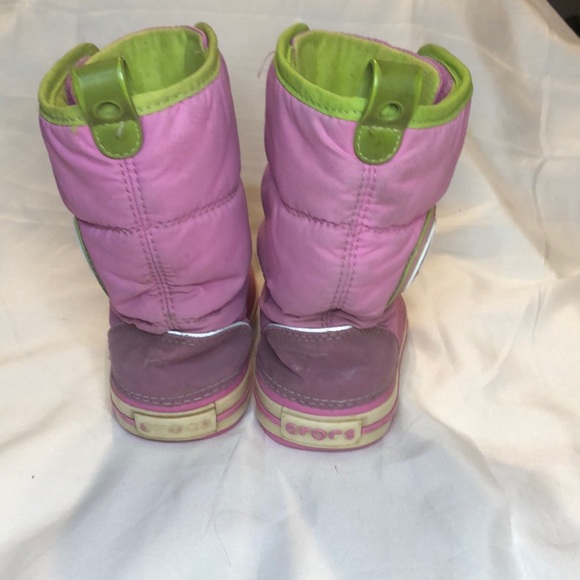 Crocs Kids Light Up Winter Boots Size c8 - Picture 4 of 8